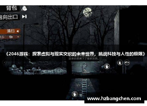 《2046游戏：探索虚拟与现实交织的未来世界，挑战科技与人性的极限》